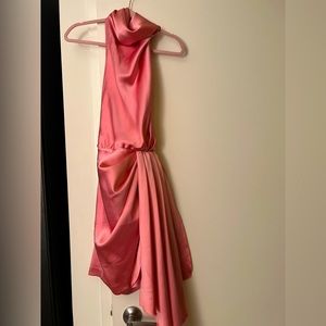 Ellae Lisque drape me baby dress in pink size small
